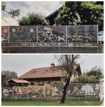 10 Naslovna slika »Pogled ob cesti in iz strani«