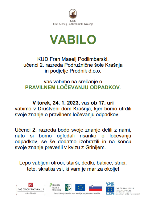 vabilo1_KUD_locevanje_odpadkov_letaki_24.1.2023